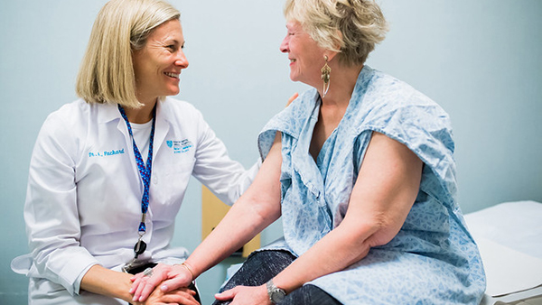 gynecologist and patient