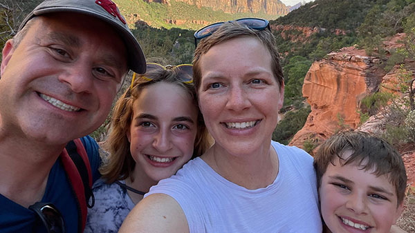 Katie Britton and family