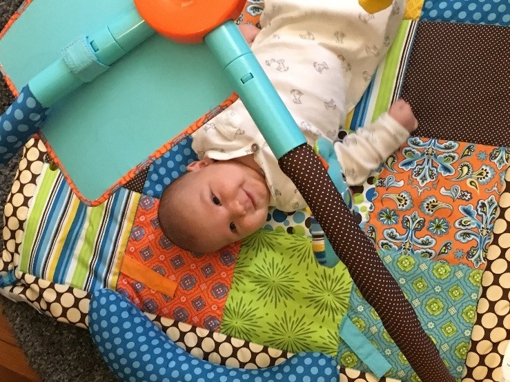 Dr. Rosenberg's new baby on a blanket Dr. Rosenberg's new baby on a blanket