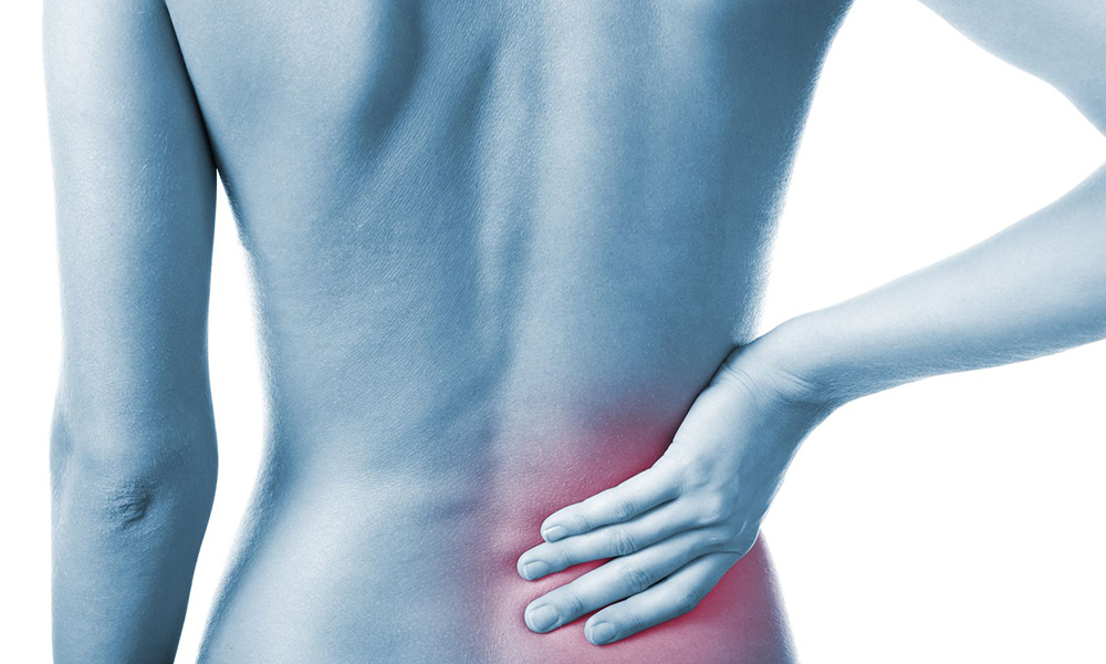 Illustration of back pain